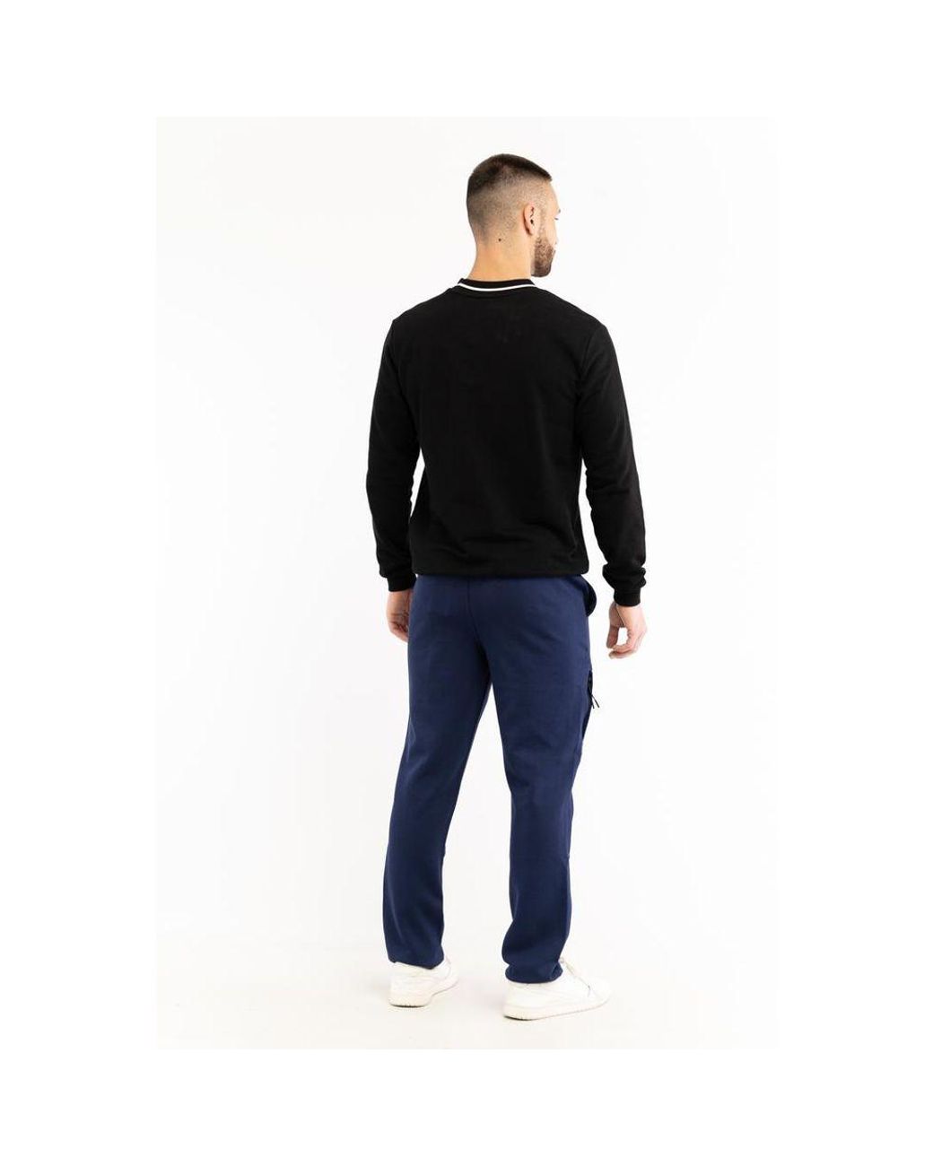 Fila Blue Cotton Joggers (workout Pants) for men