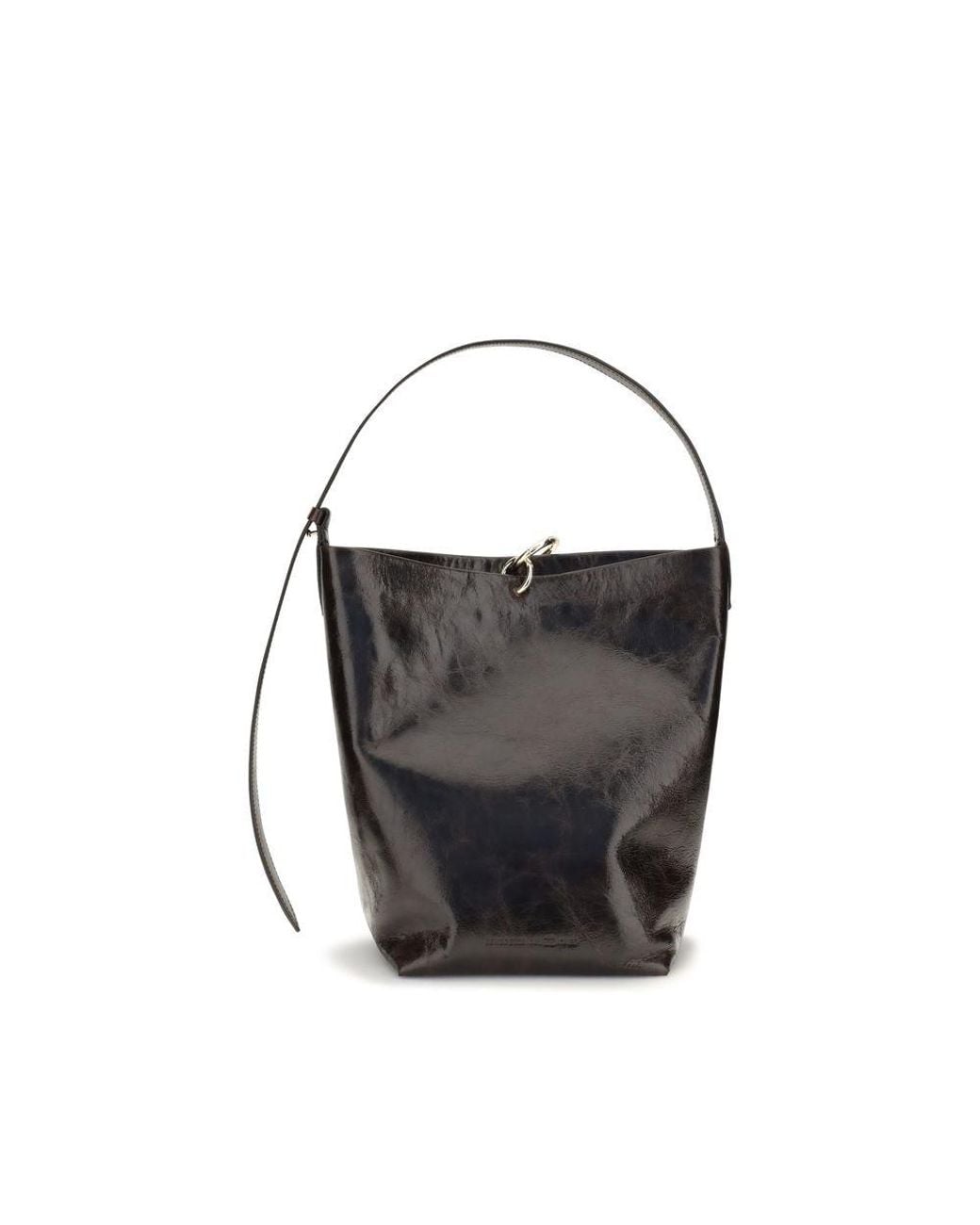 Benedetta Bruzziches Black Calf Leather Bos Taurus Shoulder Bag
