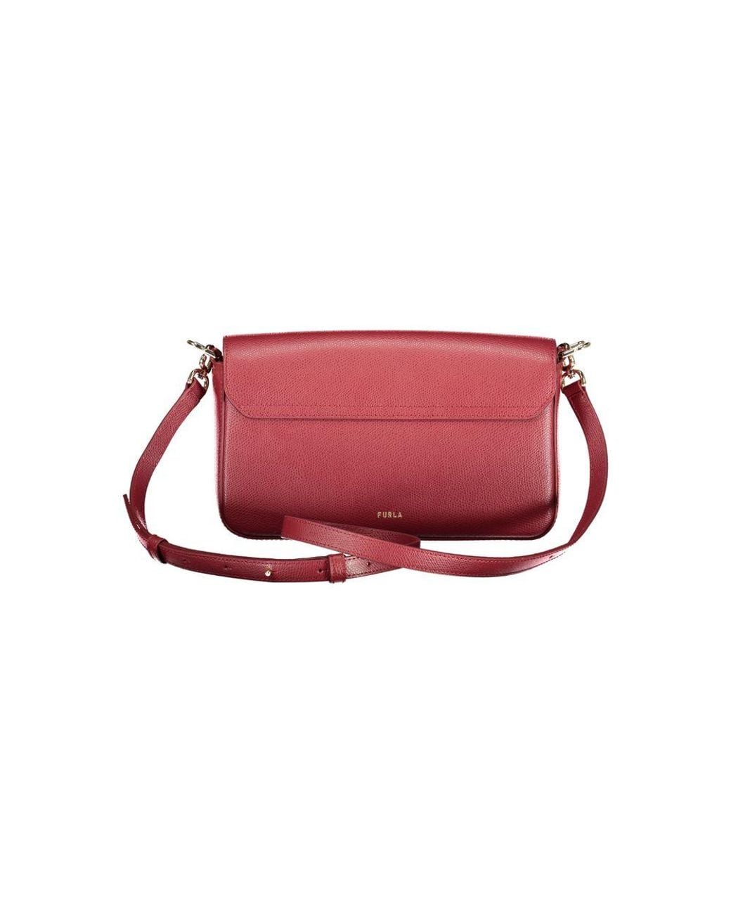 Furla Red Leather Handbag
