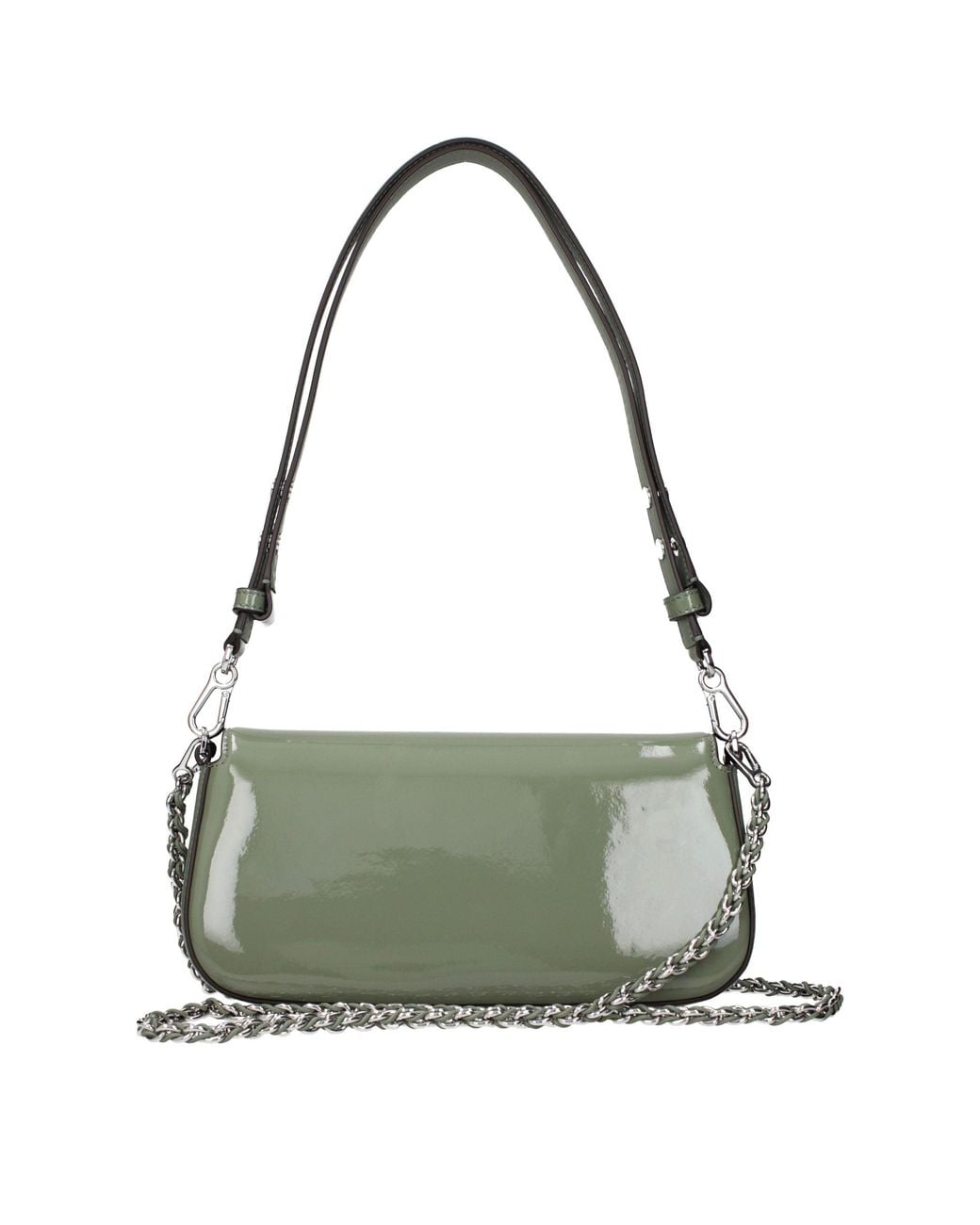 Tory Burch Green Leather Shoulder Bag