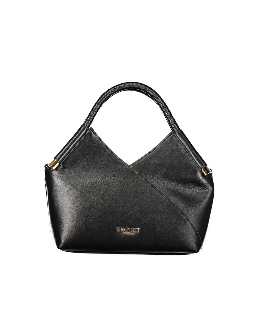 Twinset Black Twinset Polyurethane Bag
