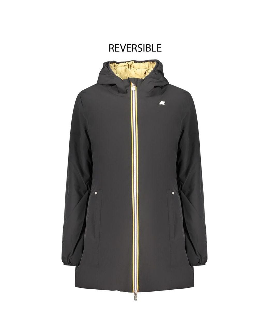 K-Way Black Nylon S Jacket - S