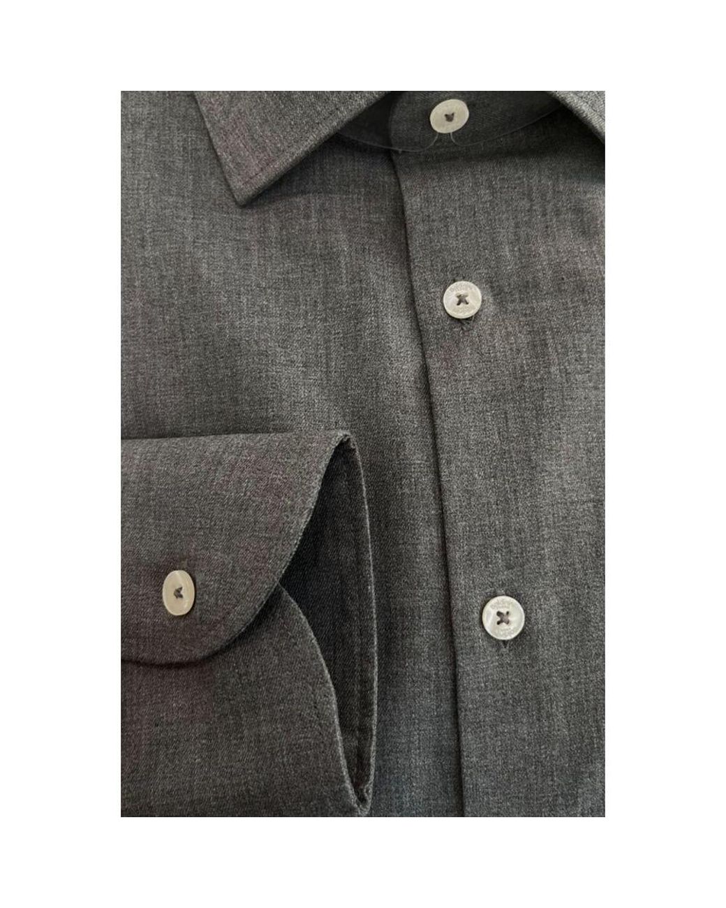Baldinini Gray Cotton Men's Shirt for men