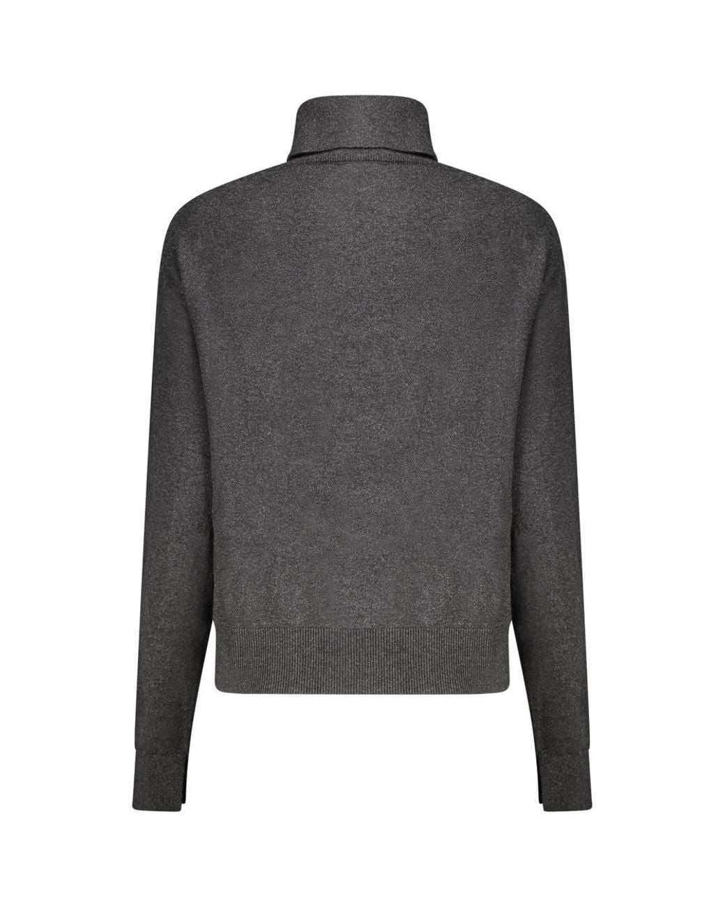 Pepe Jeans Gray Black Cotton Sweater