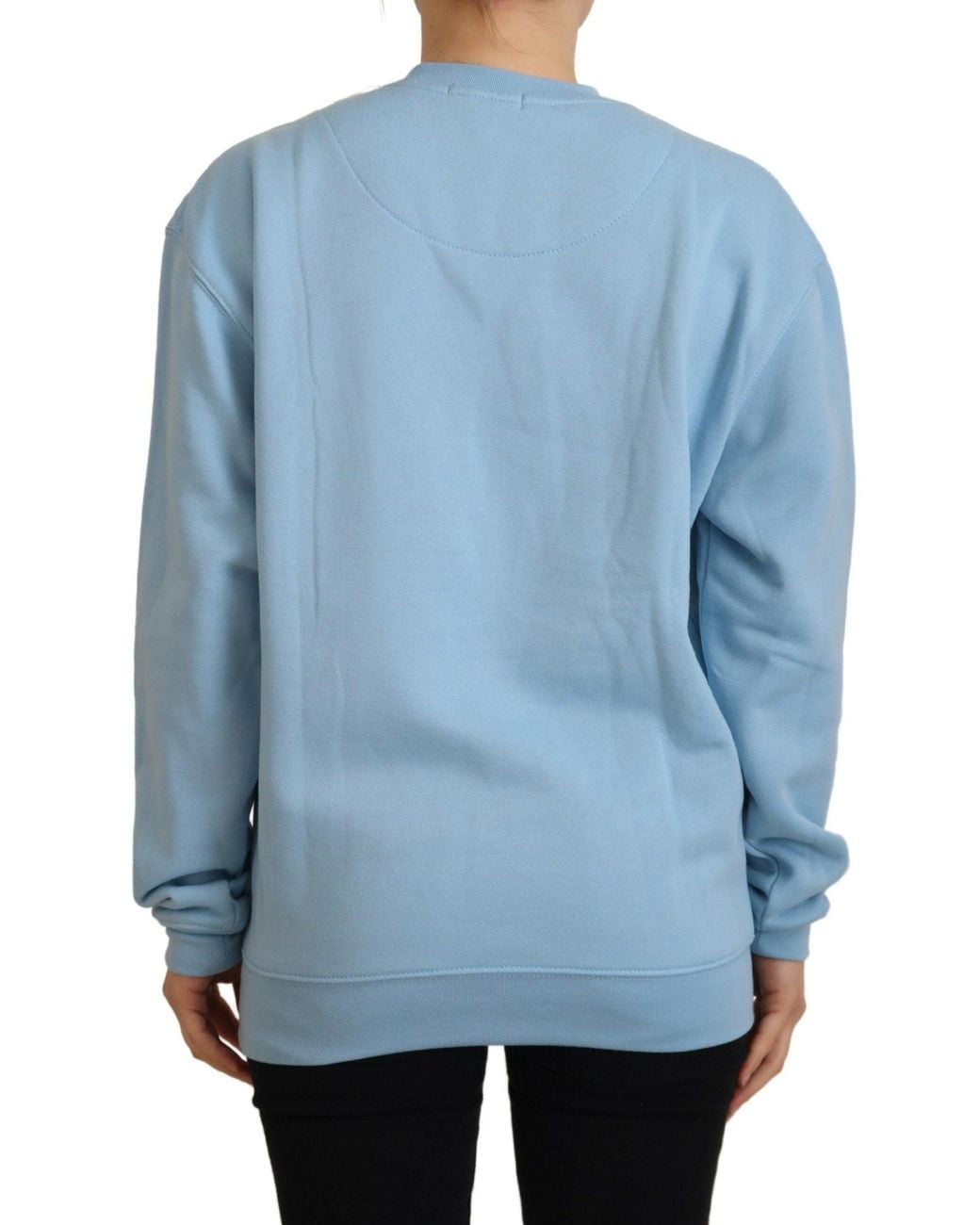 Philippe Model Blue Logo Printed Long Sleeves Sweater