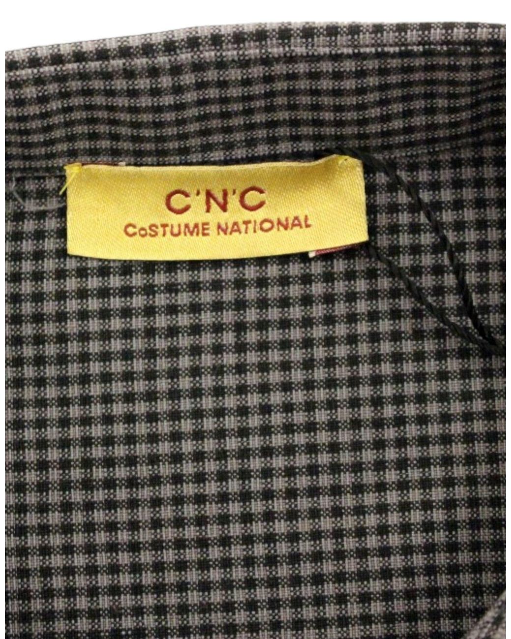 CoSTUME NATIONAL Gray Linen Casual Shirt for men