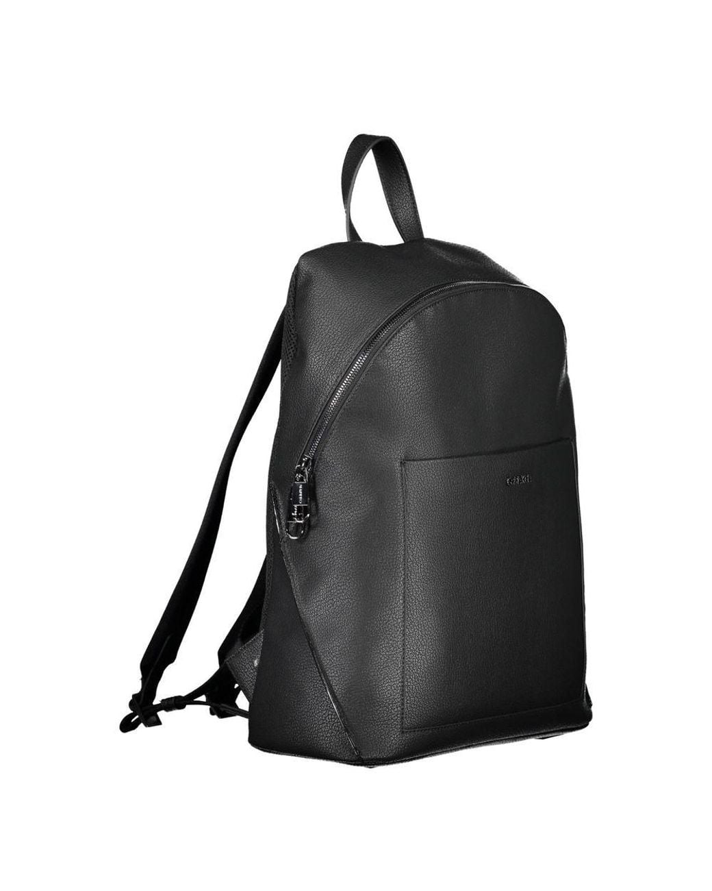 Calvin Klein Black Elegant Urban Laptop Backpack With Sleek Design for men