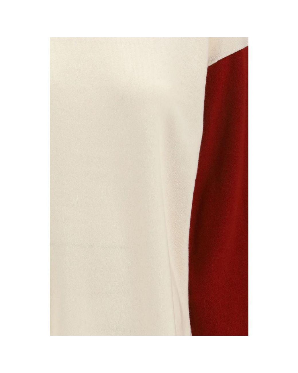 Guest In Residence Brown White Cashmere Sweatshirt