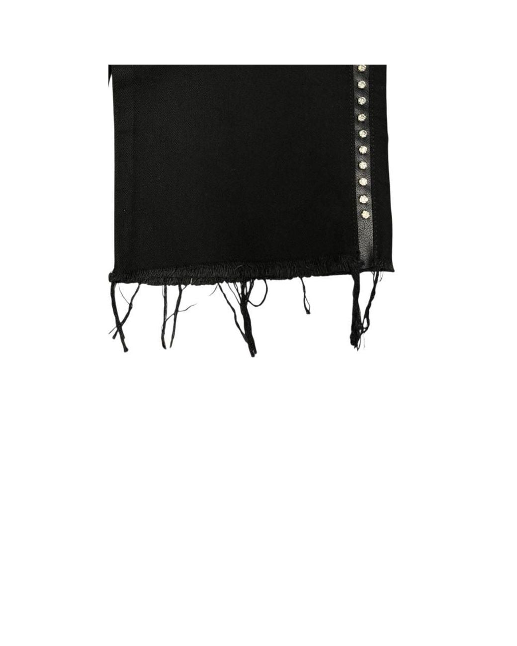 Philipp Plein Blue Black Cotton Pant