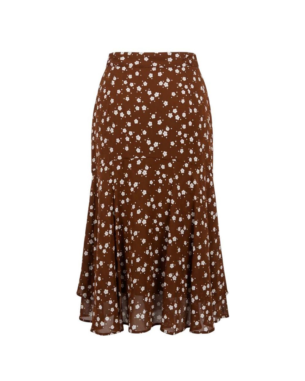 Trussardi Brown Viscose Skirt