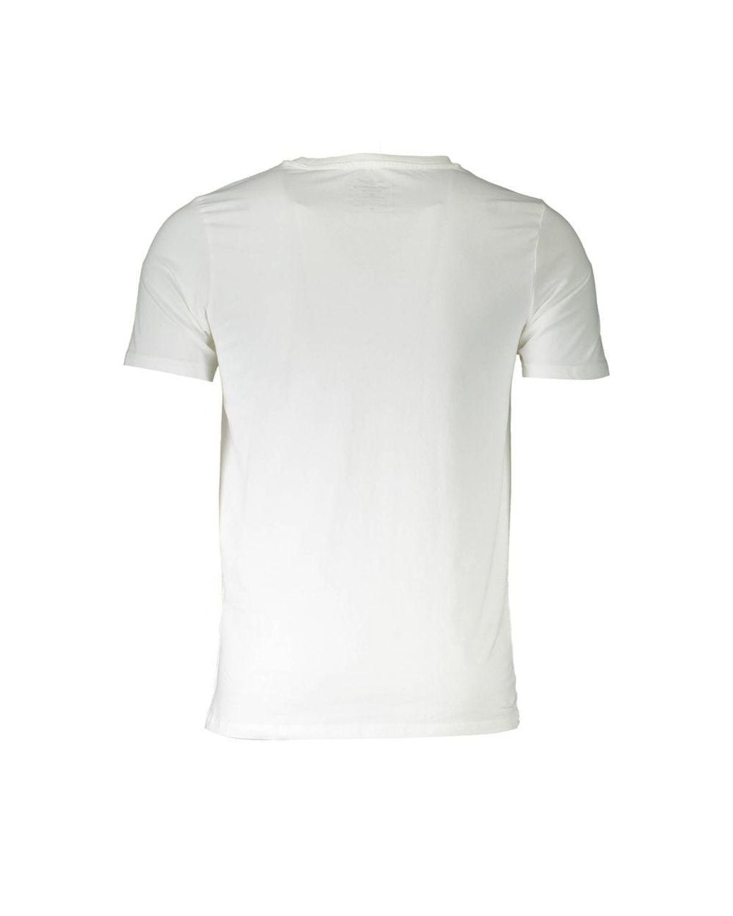 Aeronautica Militare White Cotton T-Shirt for men