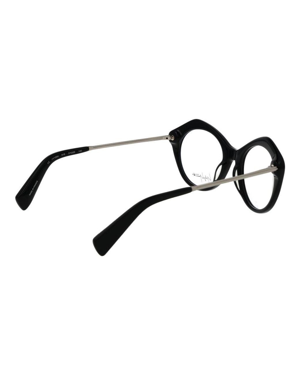 Yohji Yamamoto Black Acetate Glasses (frames) for men