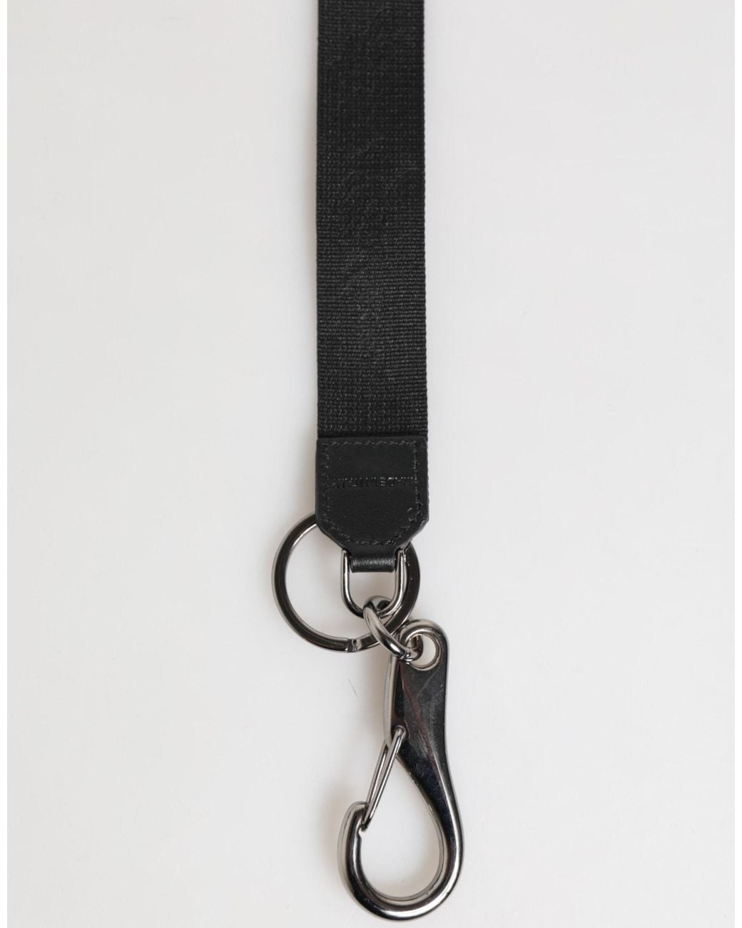 Dolce & Gabbana White Burgundy Polyester Dg Logo Keychain Keyring for men