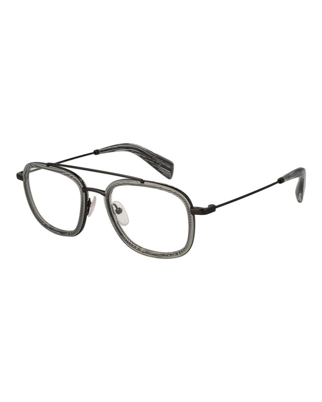 Yohji Yamamoto Brown Plastic Glasses (Frames) for men