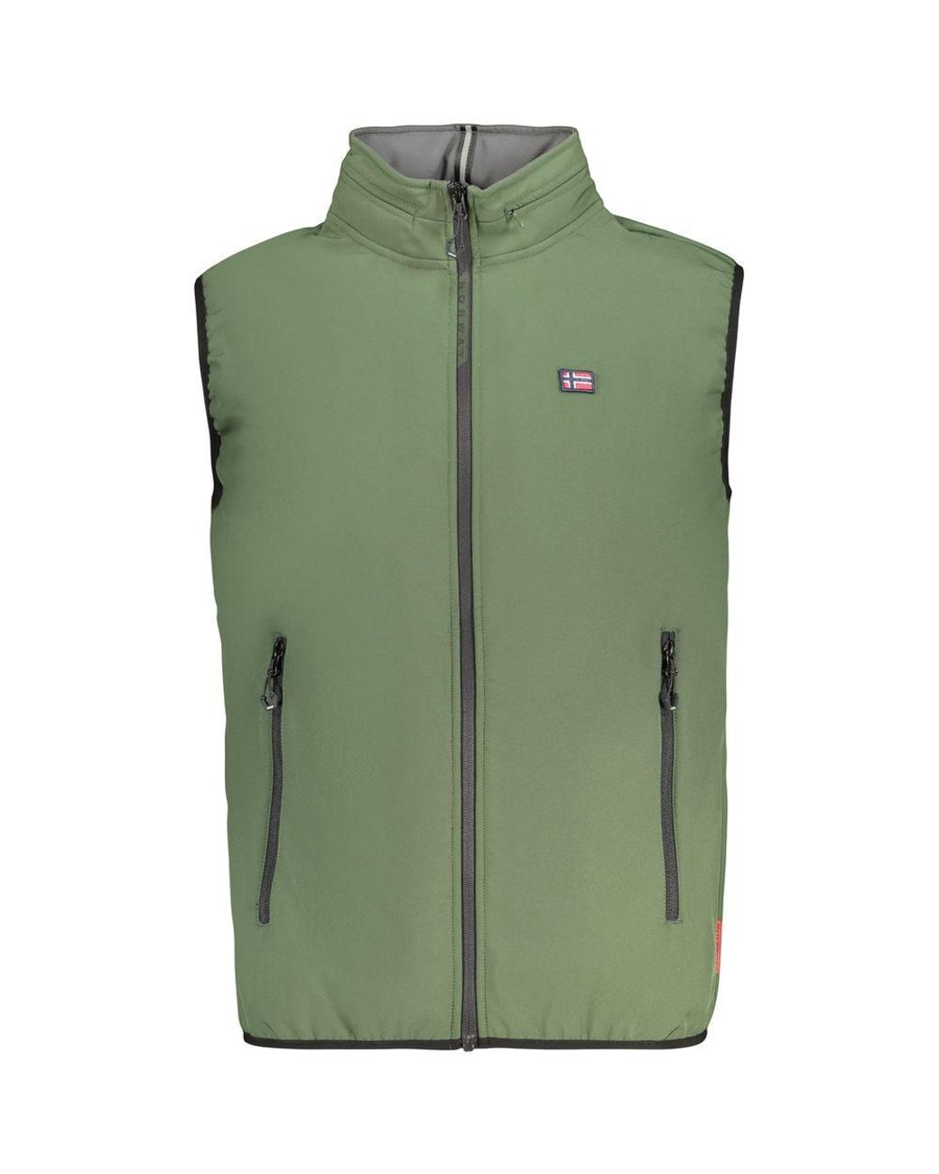 Norway 1963 Green Verde Polyester Vest for men