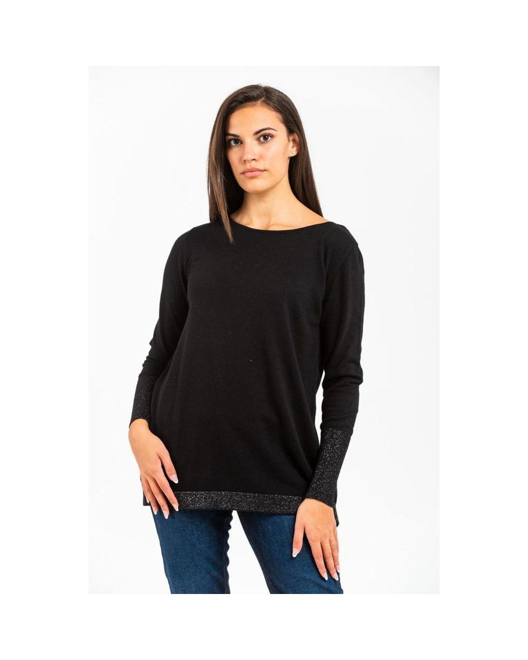 Gas Black Cotton Sweatshirt