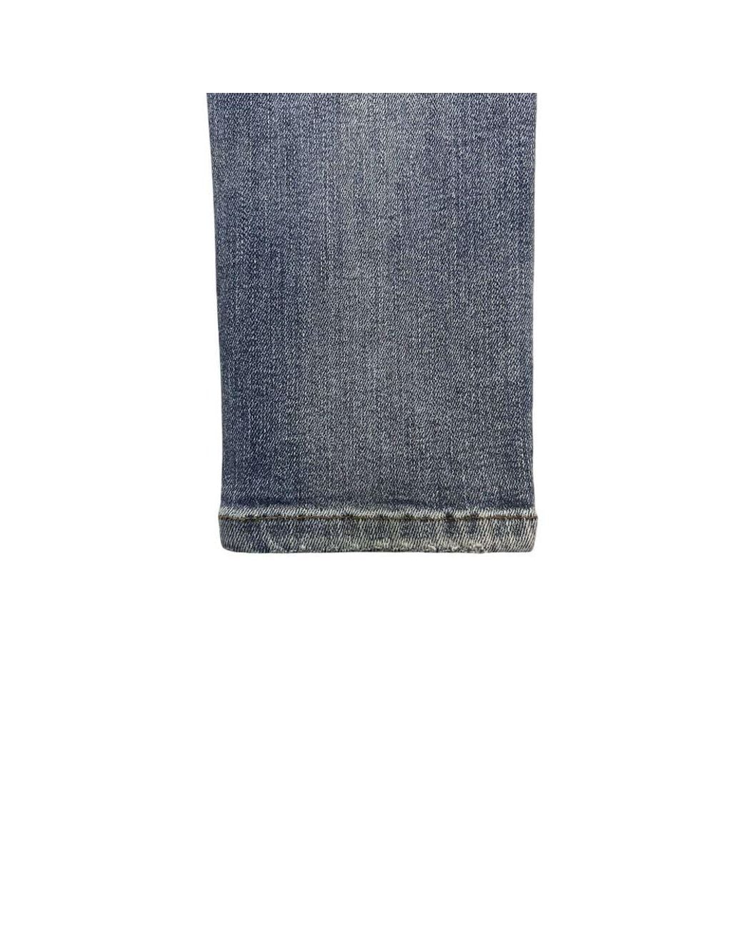 Philipp Plein Blue Cotton Jean