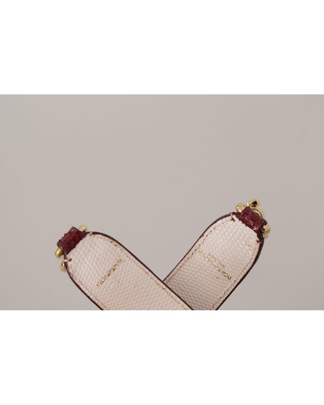 Dolce & Gabbana Multicolor Elegant Python Leather Bag Strap