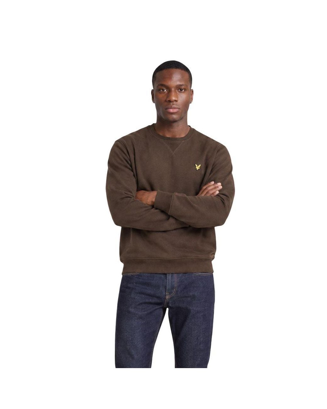 Lyle & Scott Brown Cotton Sweatshirt for men