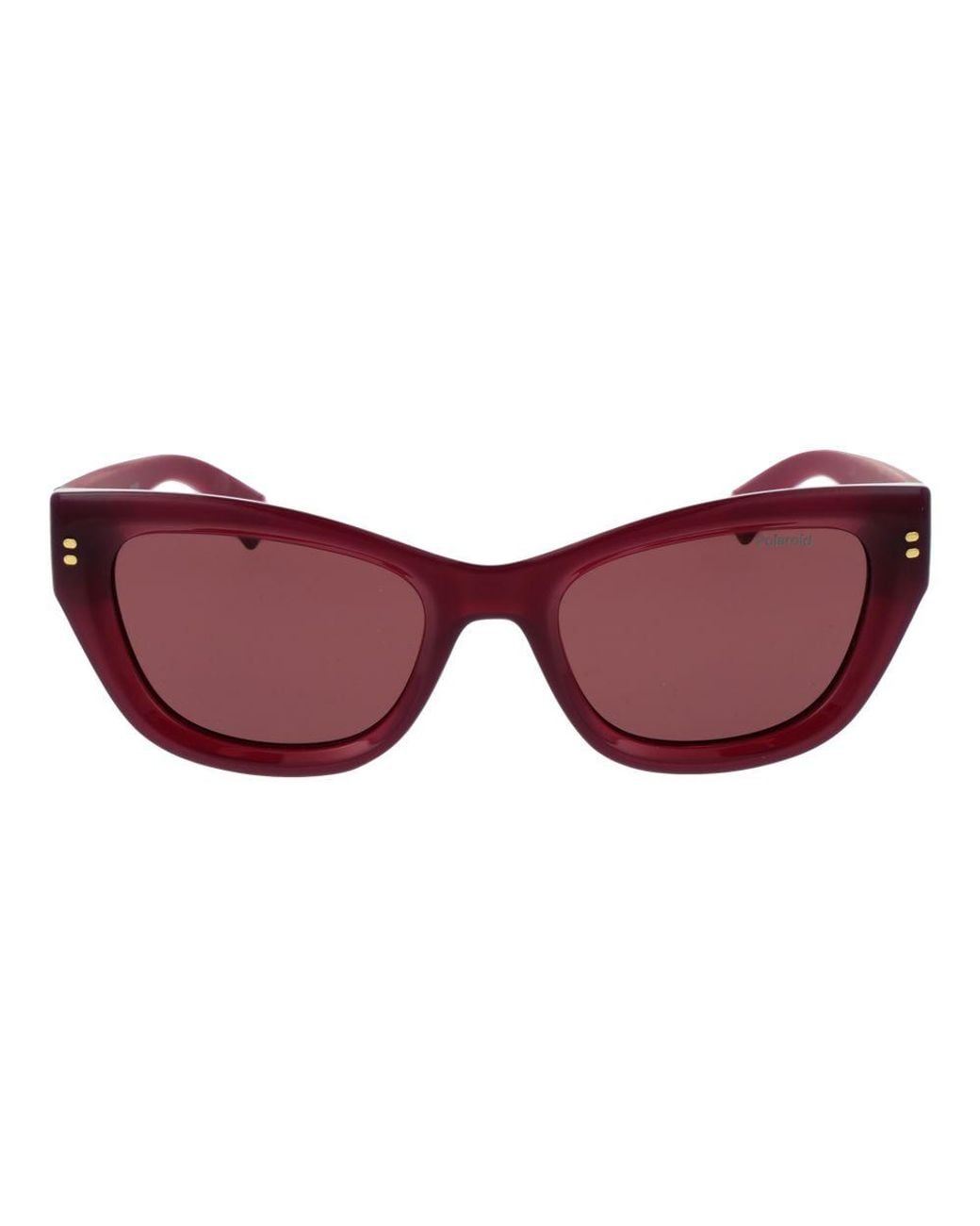 Polaroid Red Purple Polycarbonate Sunglasses
