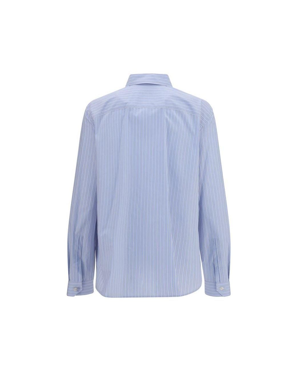 Saint Laurent Blue Cotton Shirt