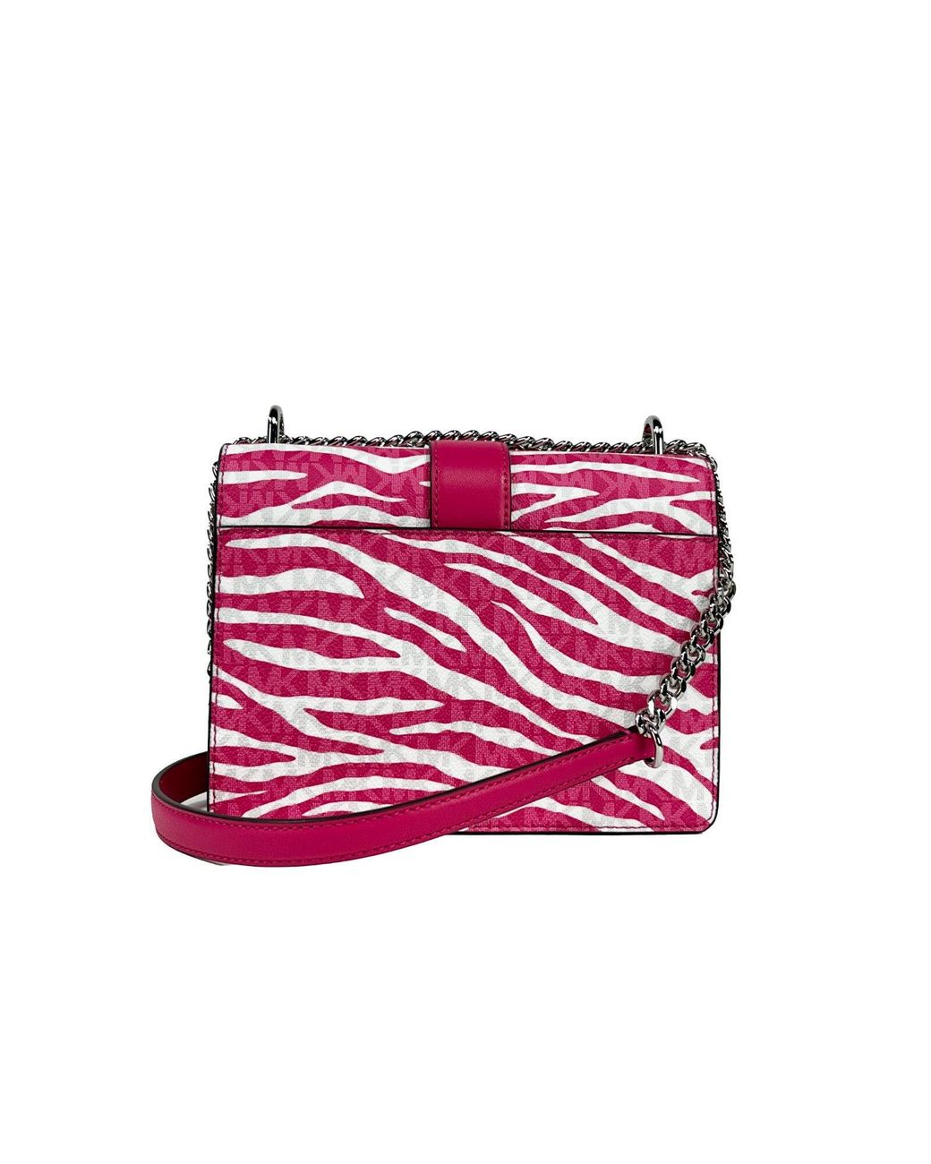 Michael Kors Pink Greenwich Small Flap Shoulder Crossbody Bag