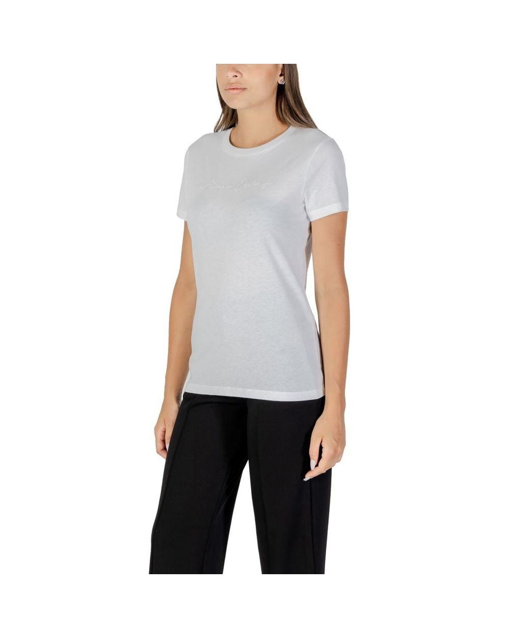ARMANI EXCHANGE Blue Cotton T-Shirt