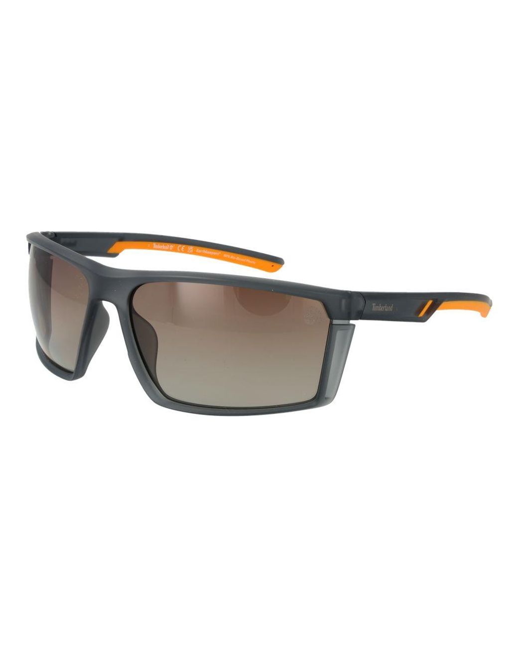 Timberland Gray Plastic Sunglasses for men