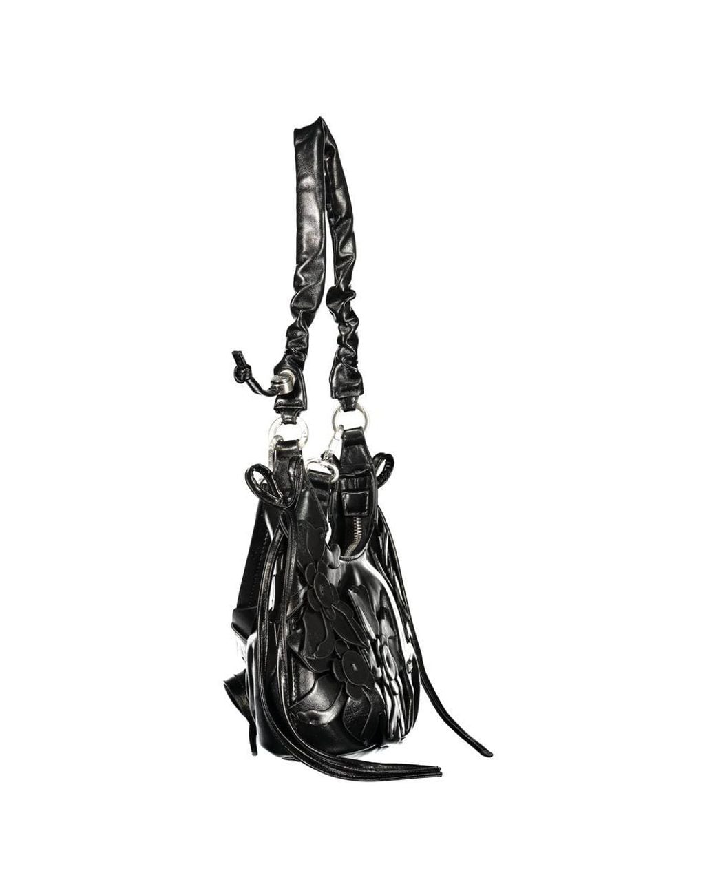 Desigual Black Nero Polyurethane 's Bag With Adjustable Strap