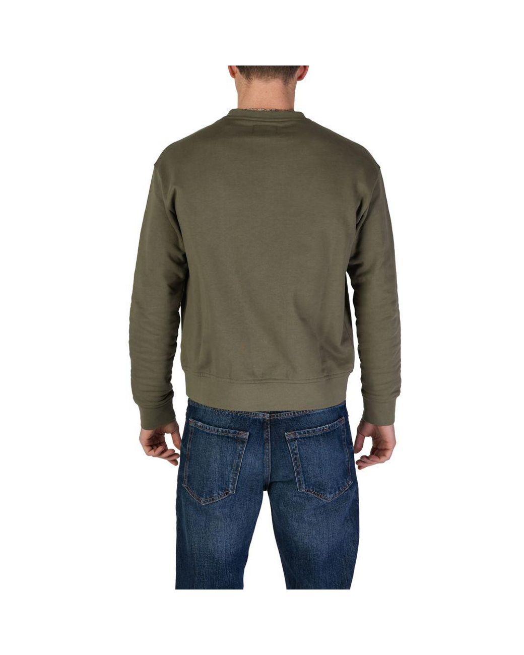 Refrigiwear Green Cotton Sweater for men