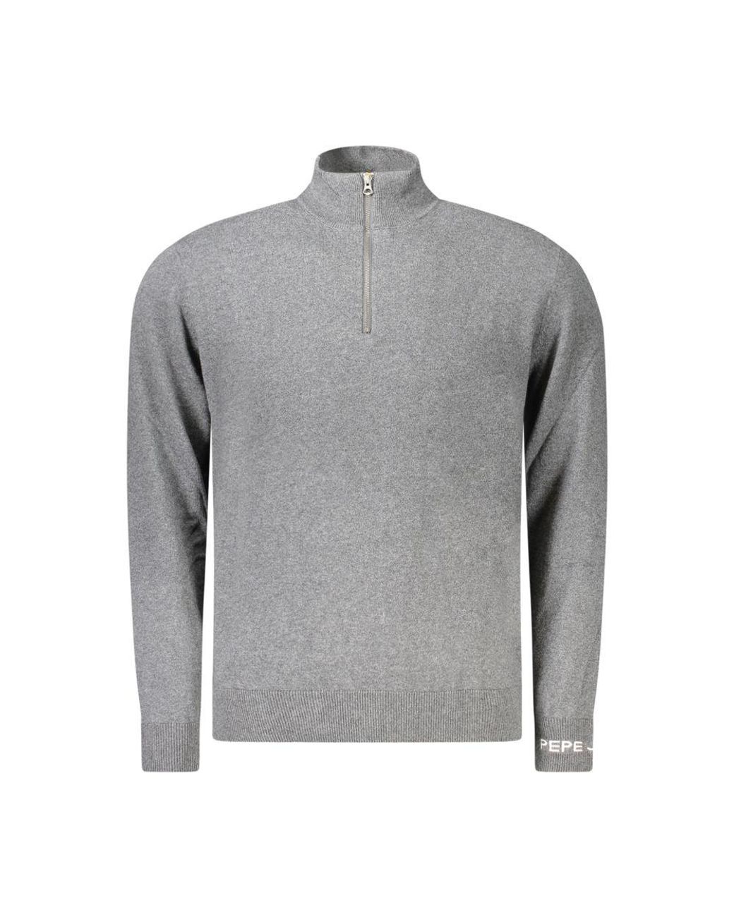 Pepe Jeans Gray Grigio Cotton Men Sweater for men