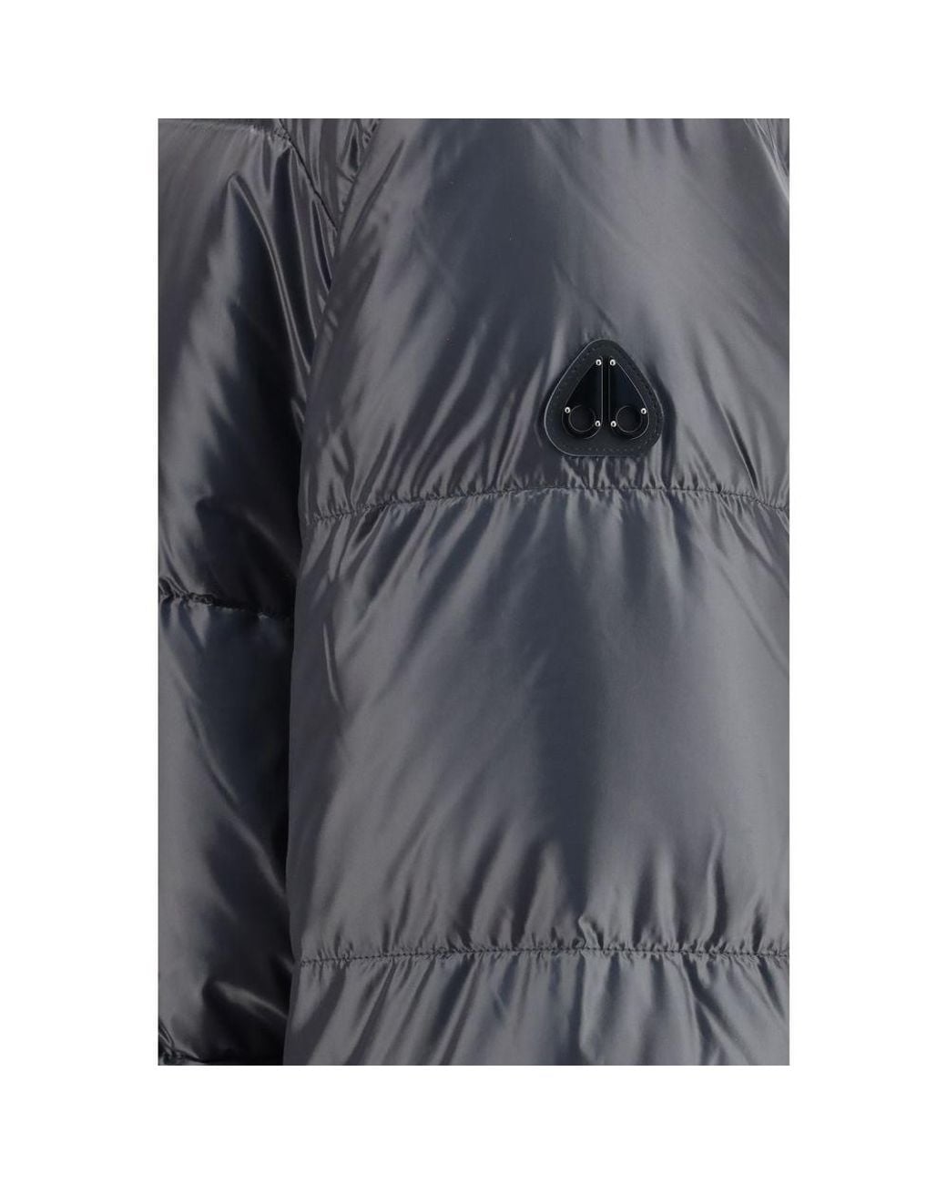Moose Knuckles Gray Nylon Shell Jacket for men