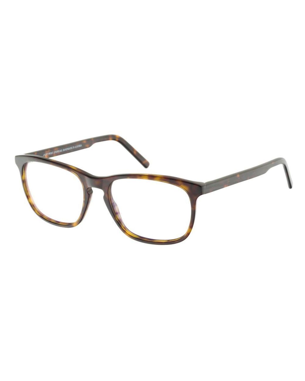 Andy Wolf Brown Acetate Glasses (frames) for men