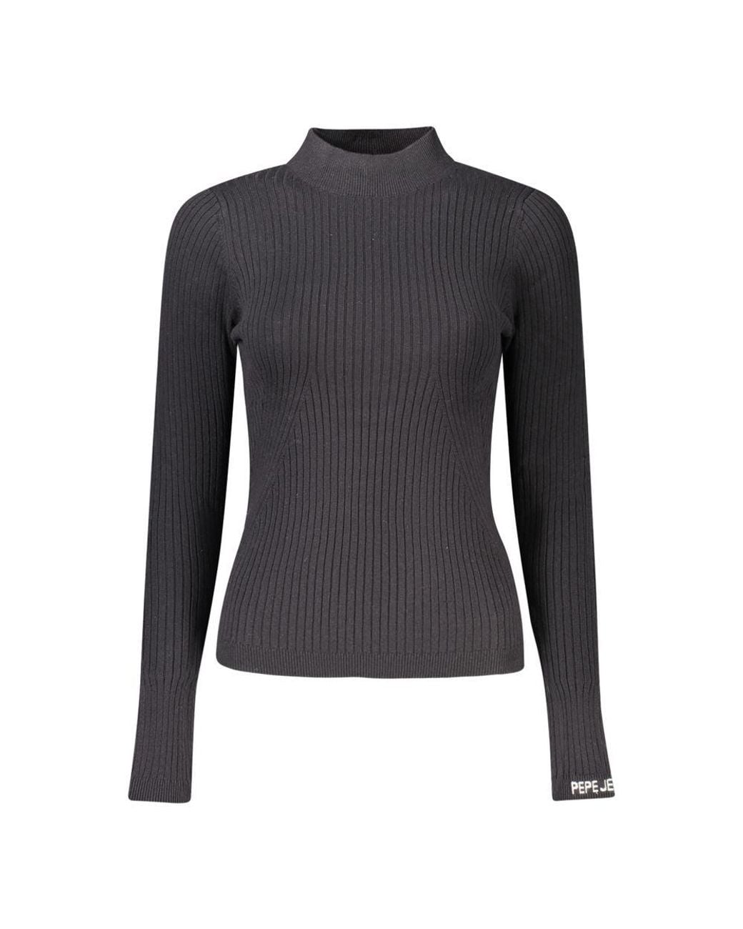 Pepe Jeans Blue Black Cotton Sweater