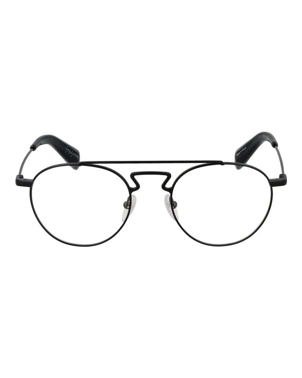 Yohji Yamamoto Brown Metal Glasses (Frames) for men