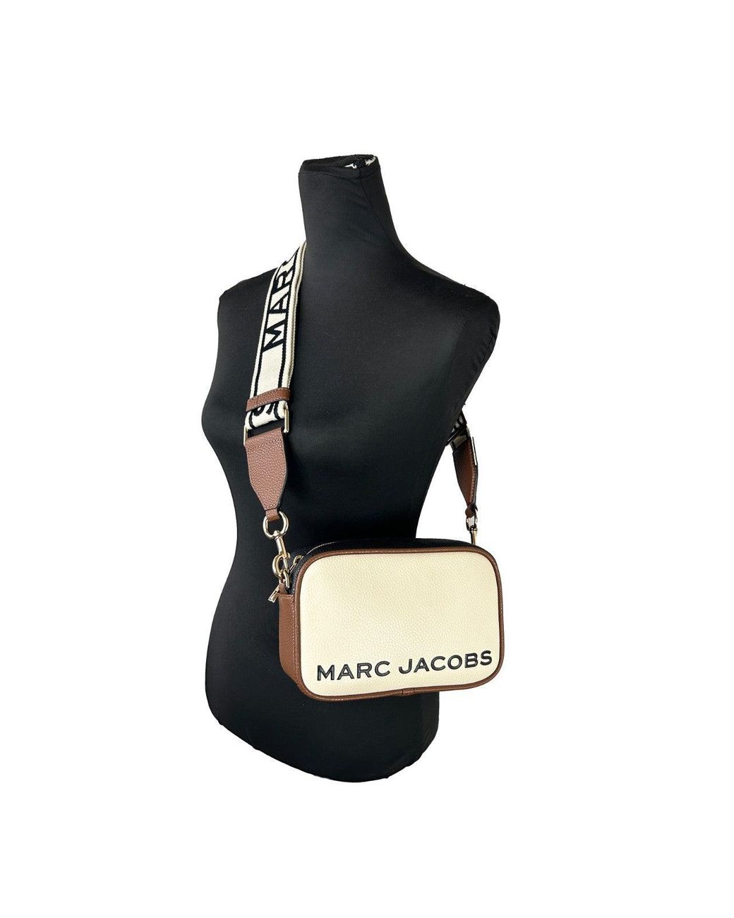 Marc Jacobs Black Flash Leather Camera Crossbody Bag