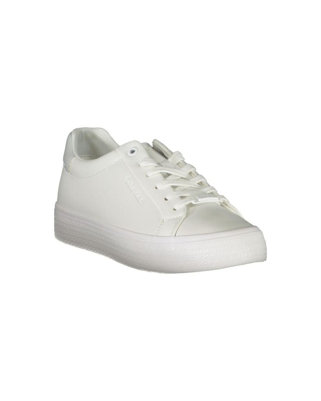 Calvin Klein White Zalia Low Top Sneakers