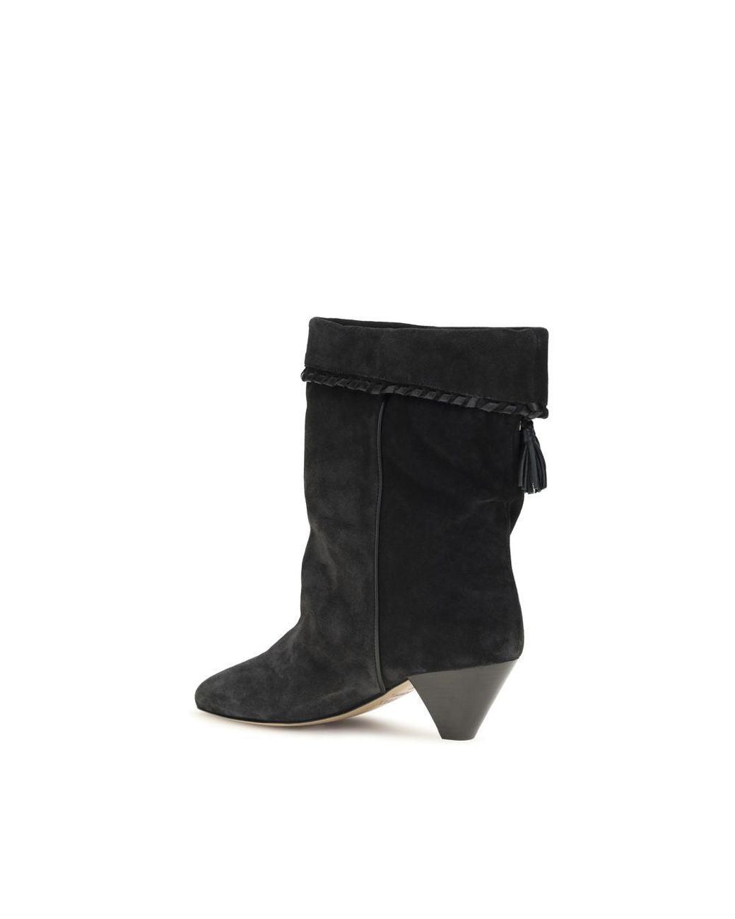Isabel Marant Black Calf Leather Bos Taurus Boots