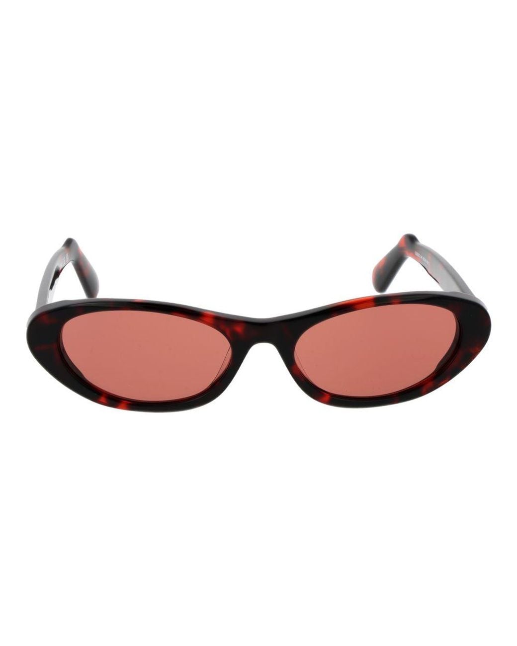 Gcds Red Plastic Sunglasses