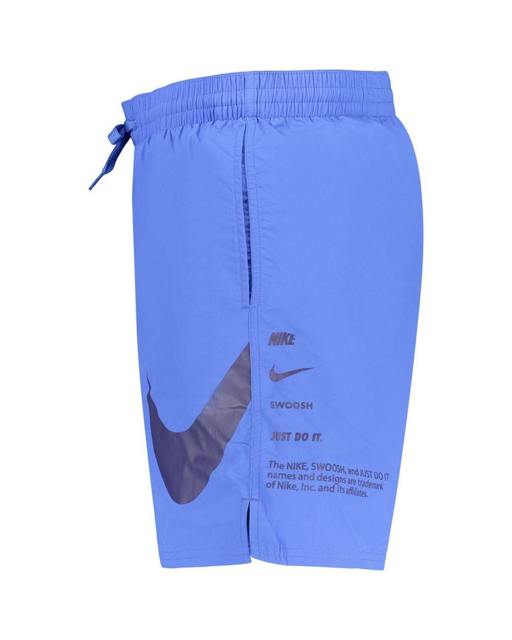 Nike Blue Blu Poliestere Uomo Shorts for men