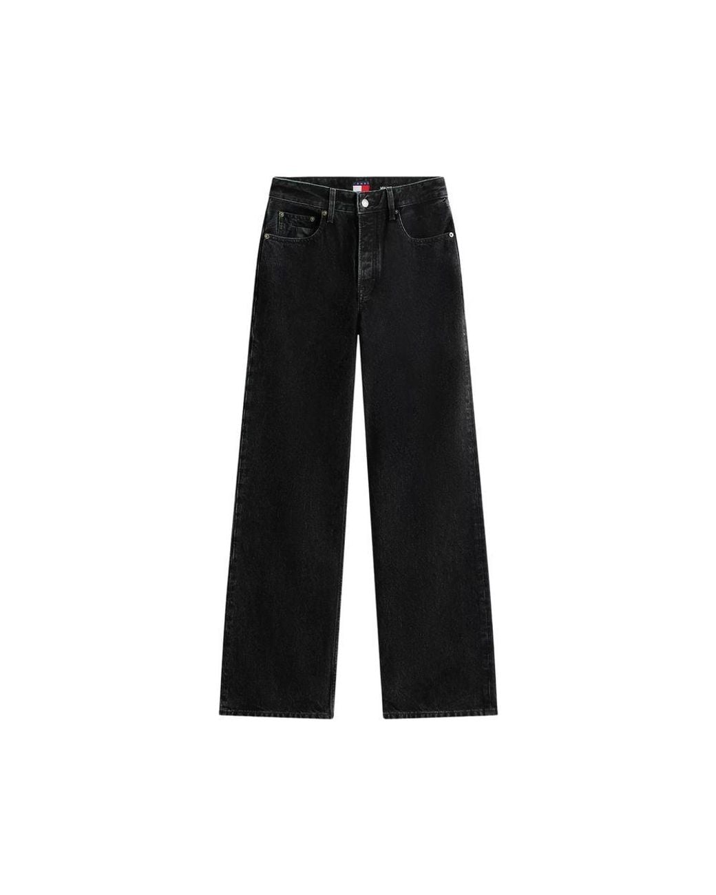 Tommy Hilfiger Black Recycled Cotton Bootcut Jeans