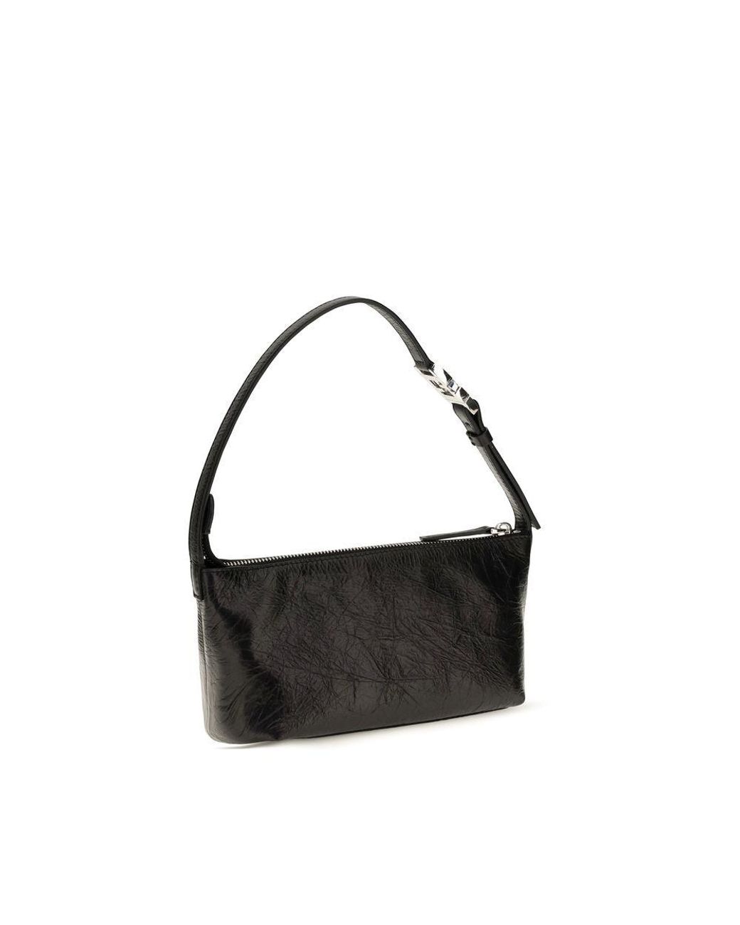 Fendi Black Calf Leather Bos Taurus Clutch Bag