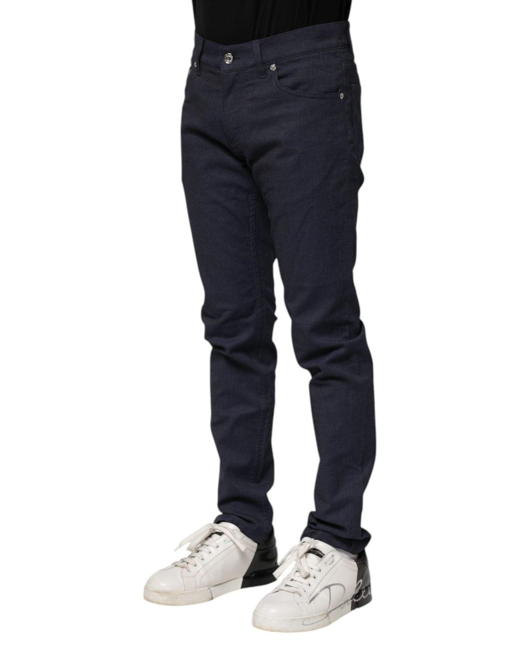 Dolce & Gabbana Blue Slim Denim Jeans for men