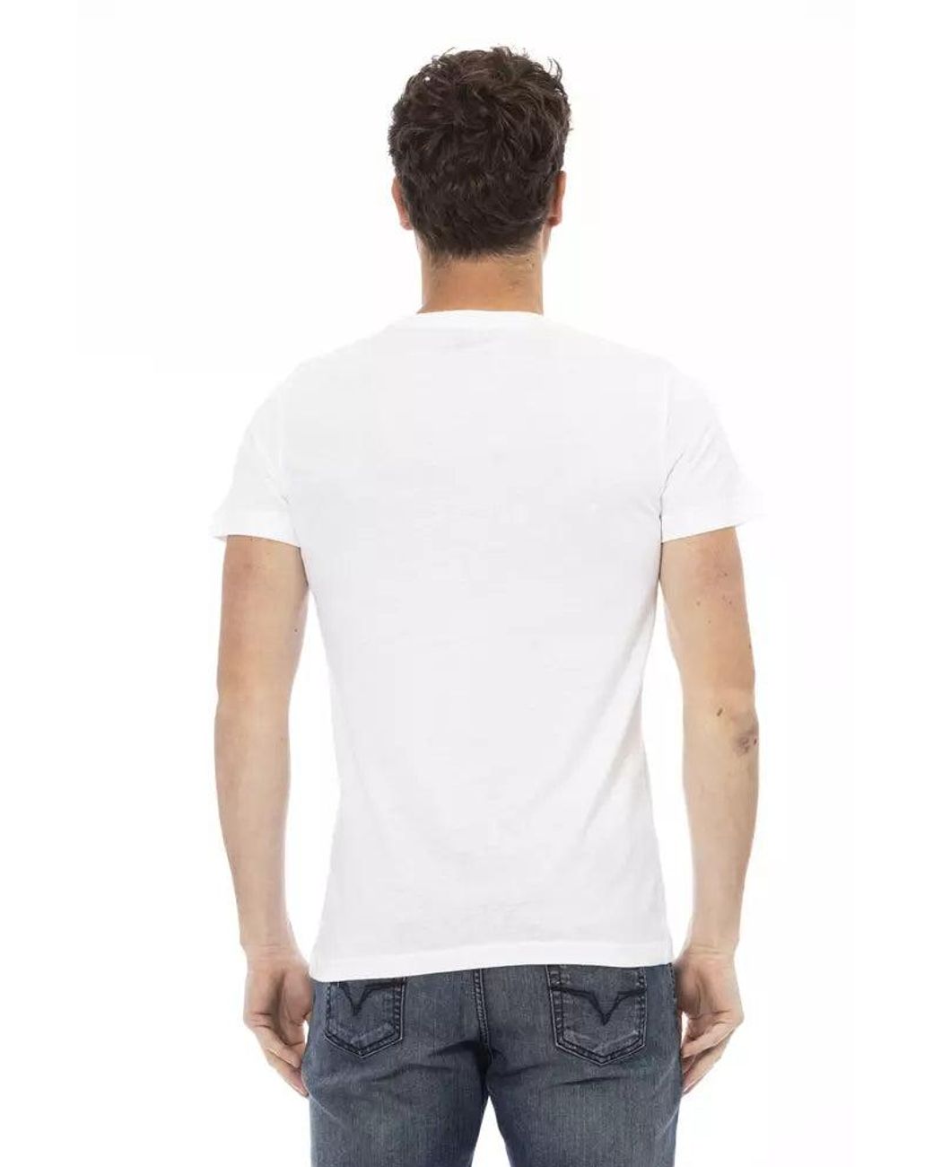 TRUSSARDI ACTION White Cotton Men T for men