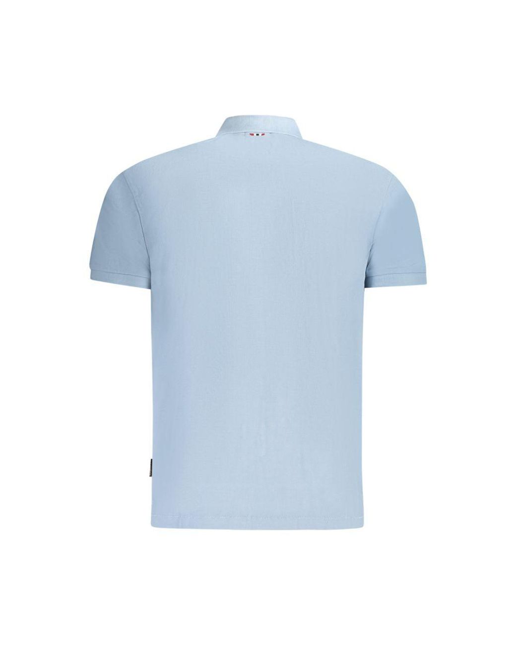 Napapijri Blue Cotton Polo Shirt for men