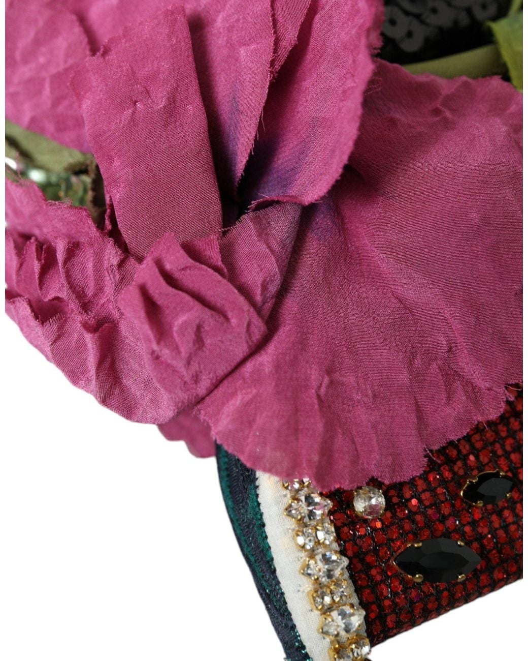Dolce & Gabbana Red Watermelon Cherry Crystal Hairband Statement Diadem