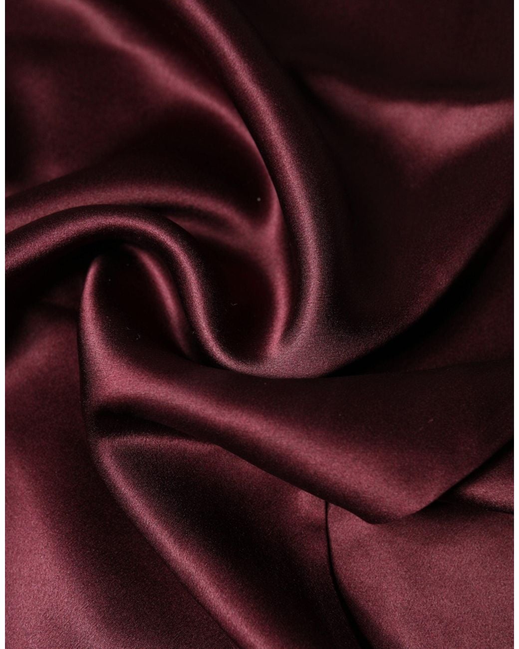 Dolce & Gabbana Red Silk Satin Fringes Neck Foulard Scarf for men