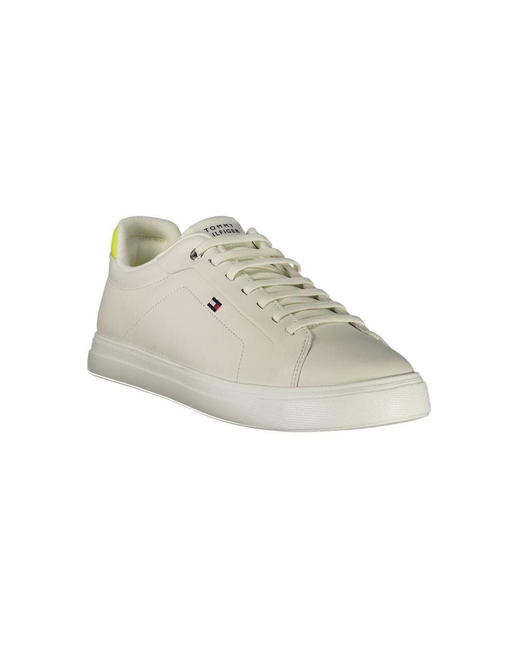Tommy Hilfiger Multicolor Bianco Poliuretano Uomo Sneaker for men