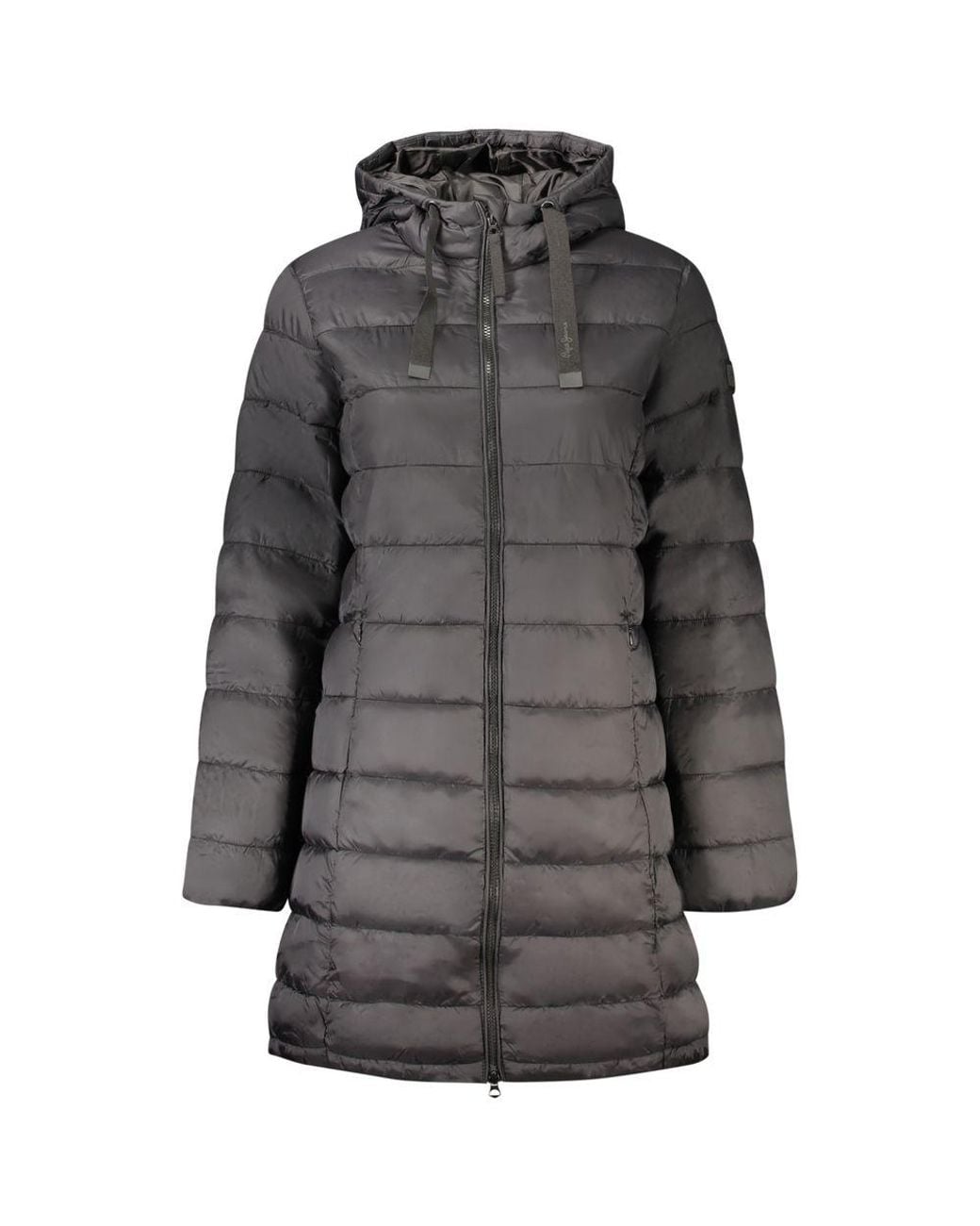 Pepe Jeans Gray Black Nylon S Jacket