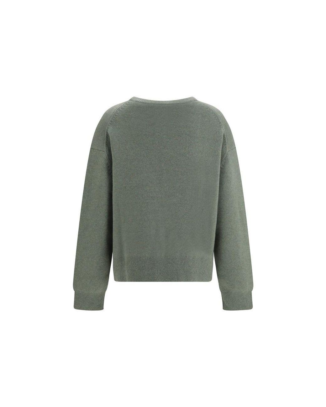 Extreme Cashmere Green Bicolor Cashmere Sweater